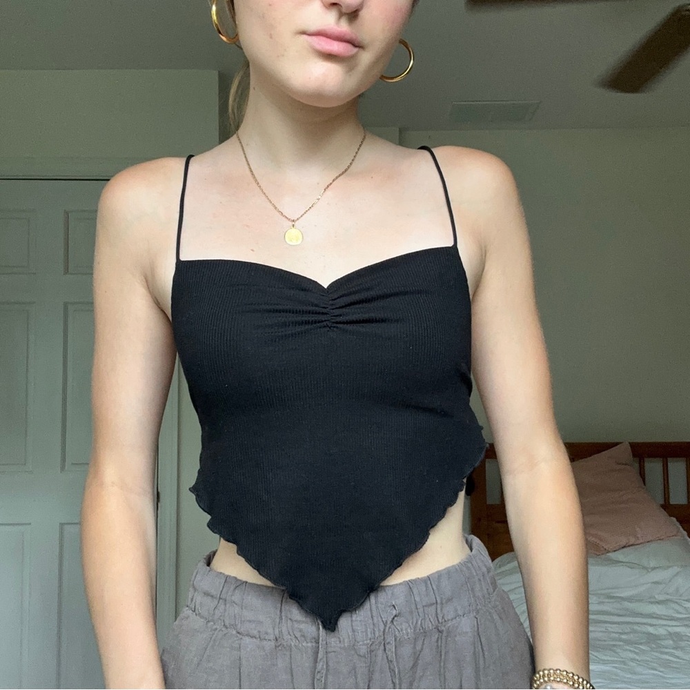 Black Napkin Top